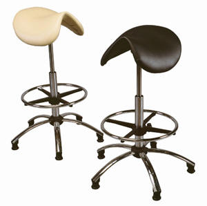 a range of saddle stools available for different applications